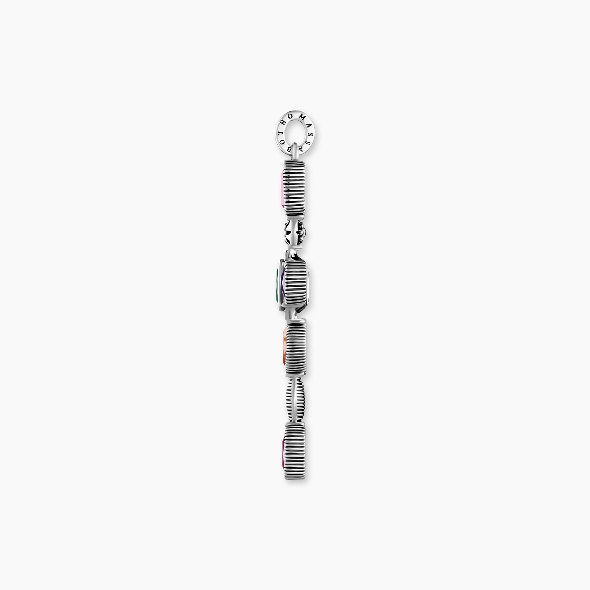 Thomas Sabo Pendant Cross Colourful Stones