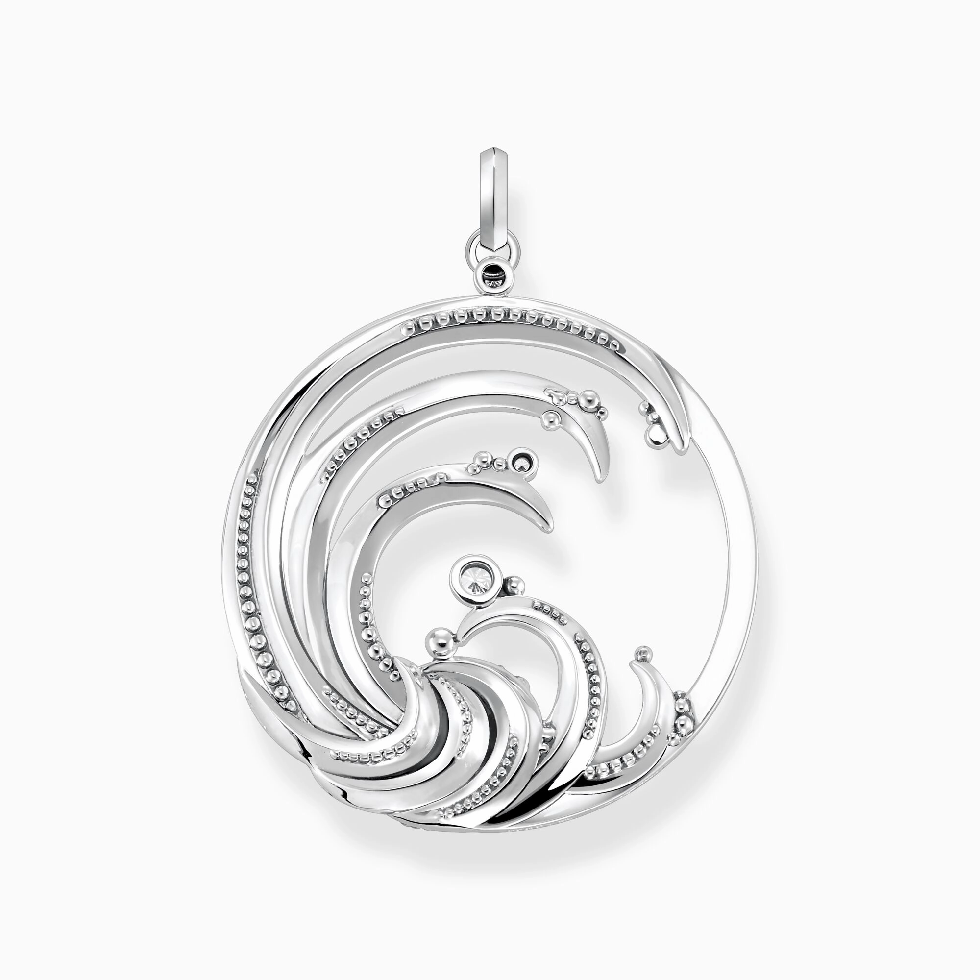 Thomas Sabo Pendant wave with blue stones