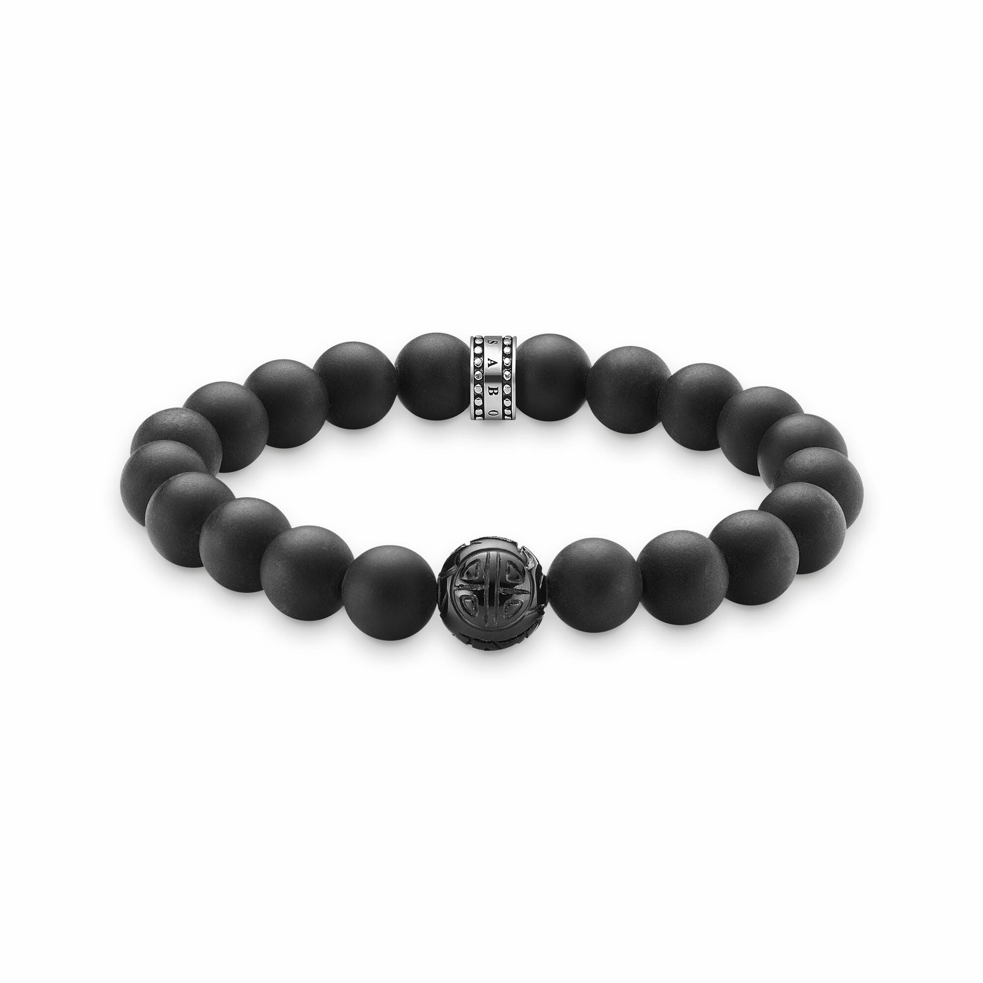 Thomas Sabo Rebel At Heart Black Obsidian Bracelet