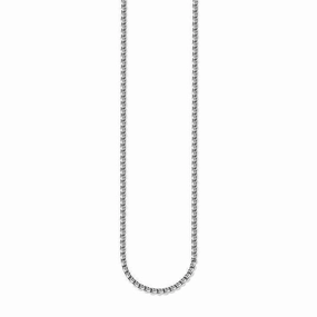 Thomas Sabo Rebel At Heart Oxidised Sterling Silver Venezia Chain