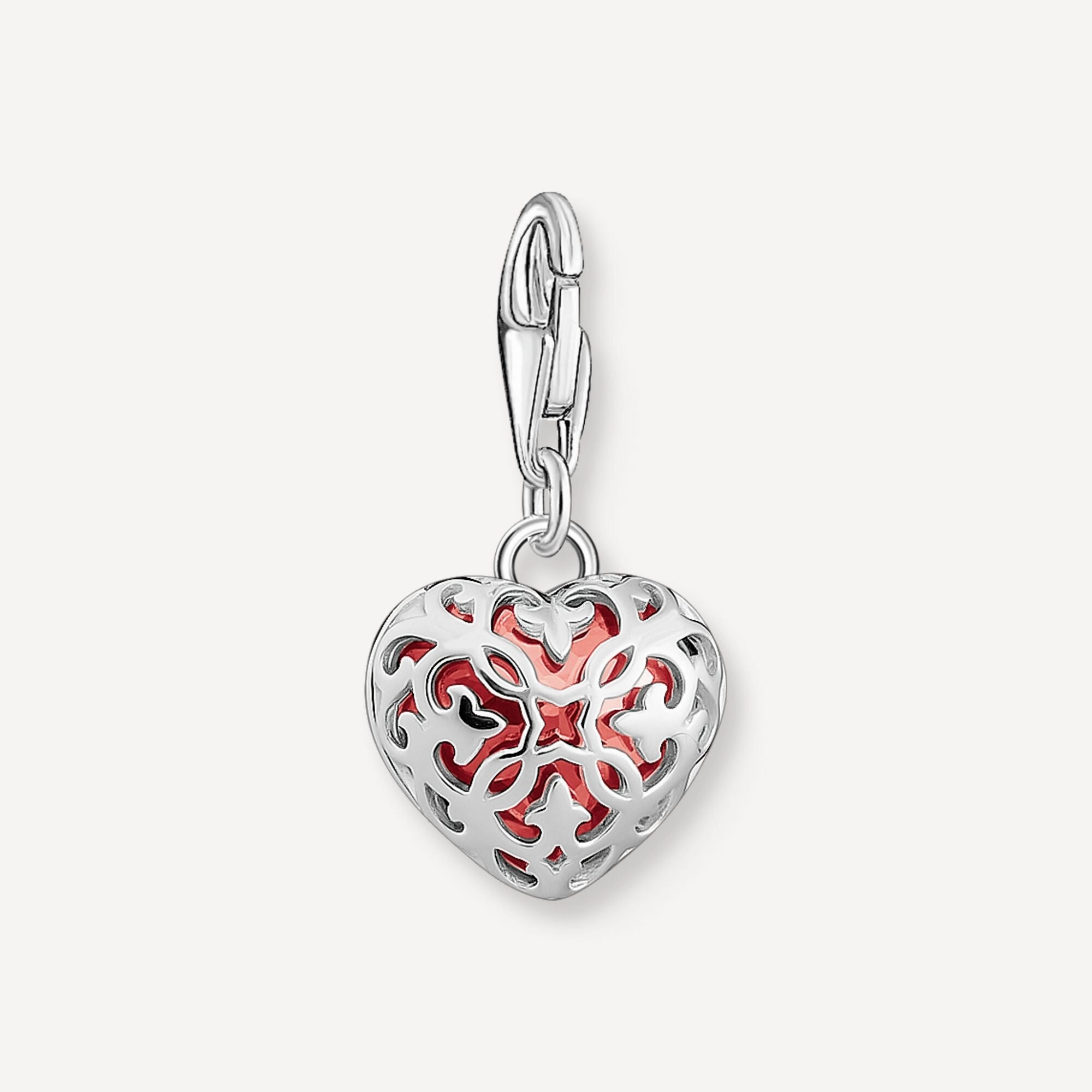 Thomas Sabo Red Heart Stone Charm