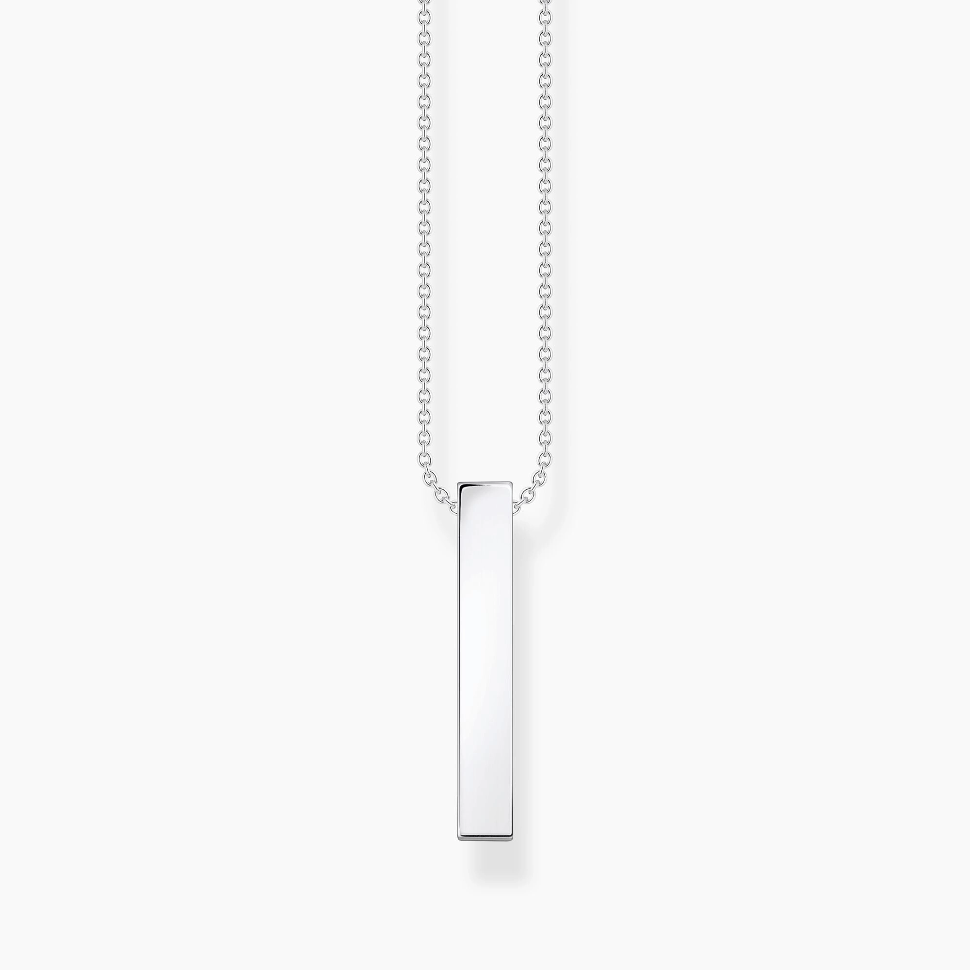 Thomas Sabo Silver and Black Stone Necklace