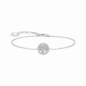 Thomas Sabo- Silver White Tree of Love Bracelet