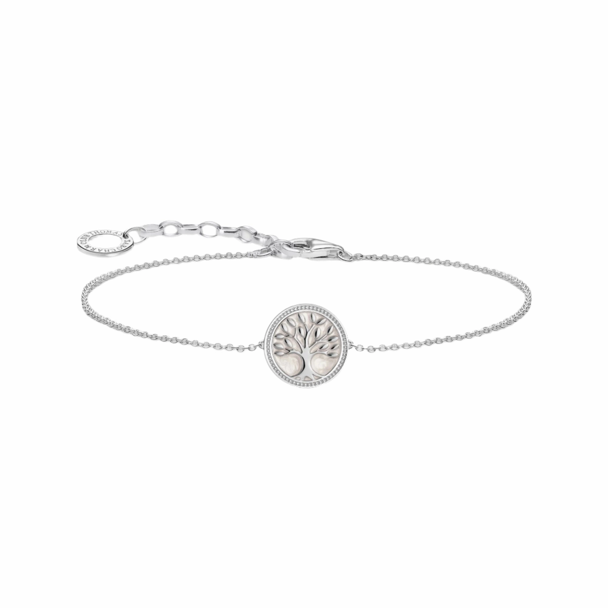 Thomas Sabo- Silver White Tree of Love Bracelet