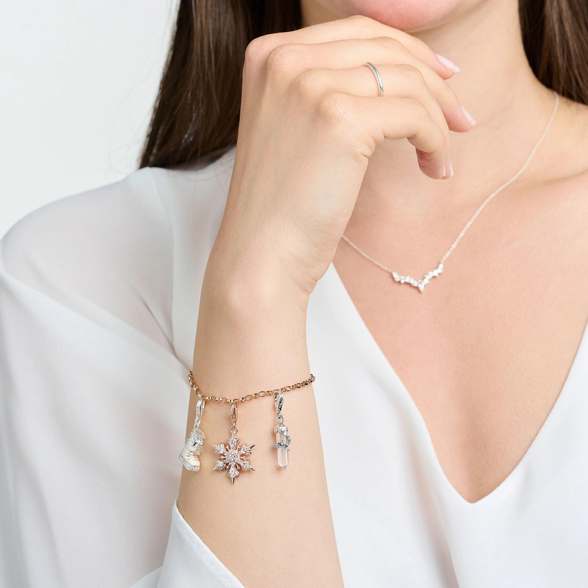Thomas Sabo Snowshoe Silver Pendant Charm