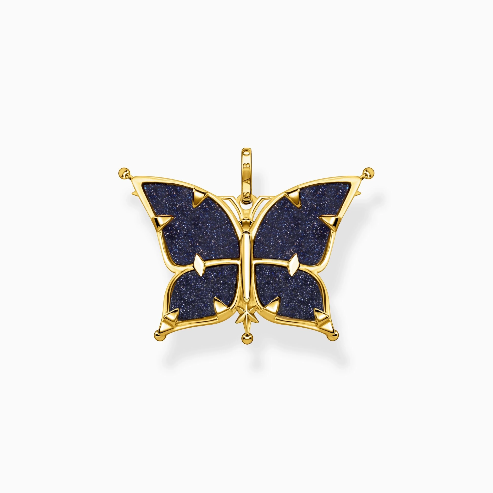 Thomas Sabo Star and Moon Butterfly Gold Pedant