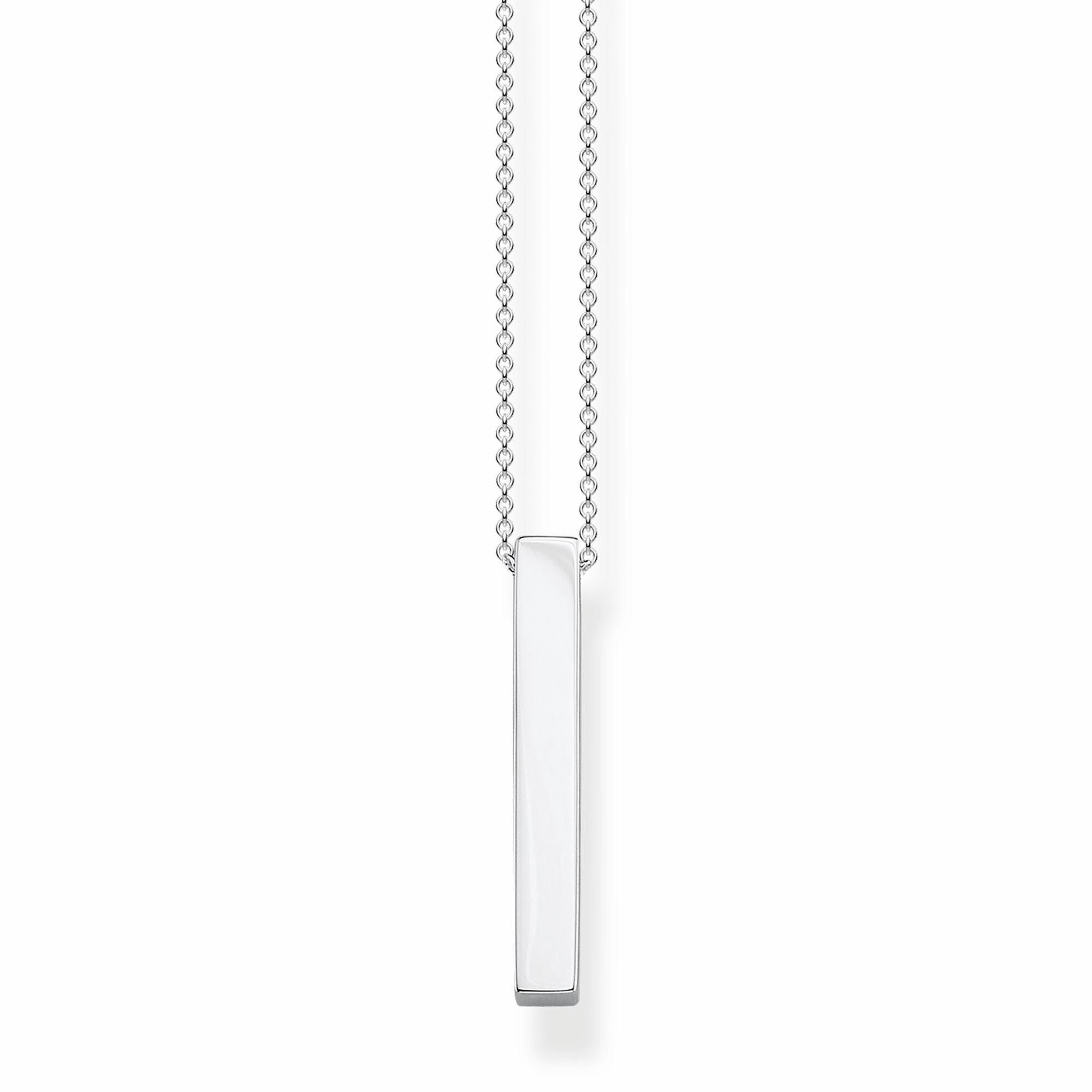 Thomas Sabo Sterling Silver Cuboid Necklace