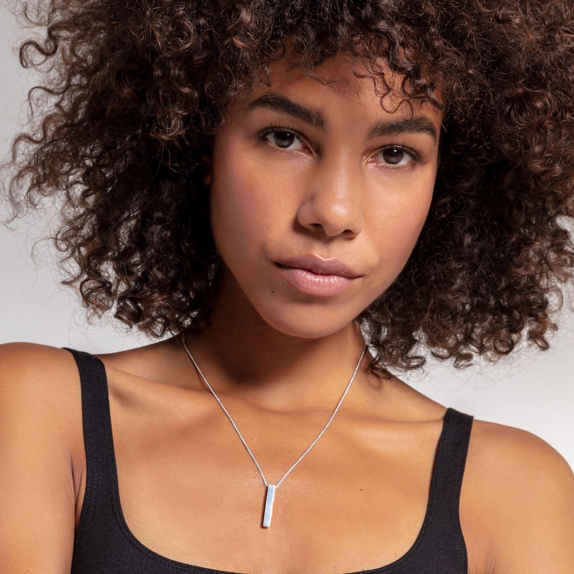 Thomas Sabo Sterling Silver Cuboid Necklace