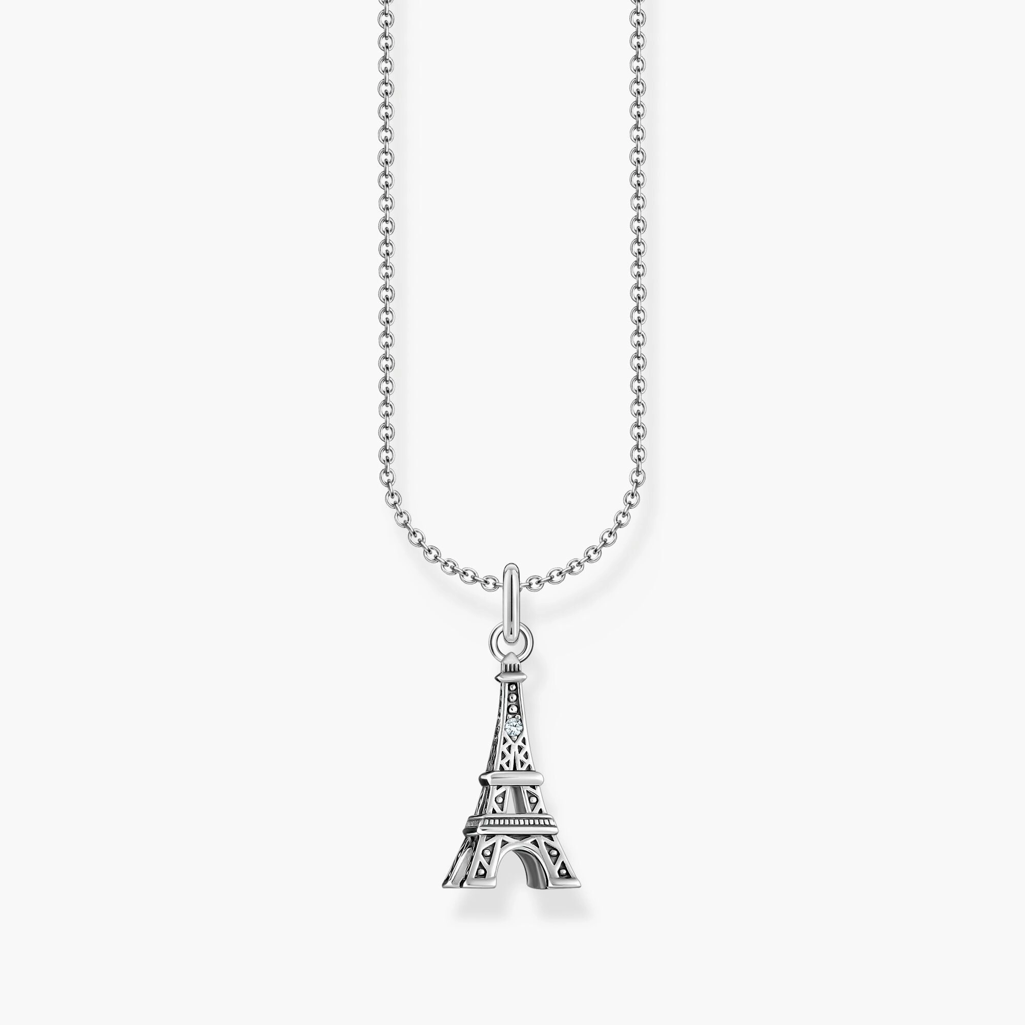 Thomas Sabo Sterling Silver Eiffel Tower Necklace