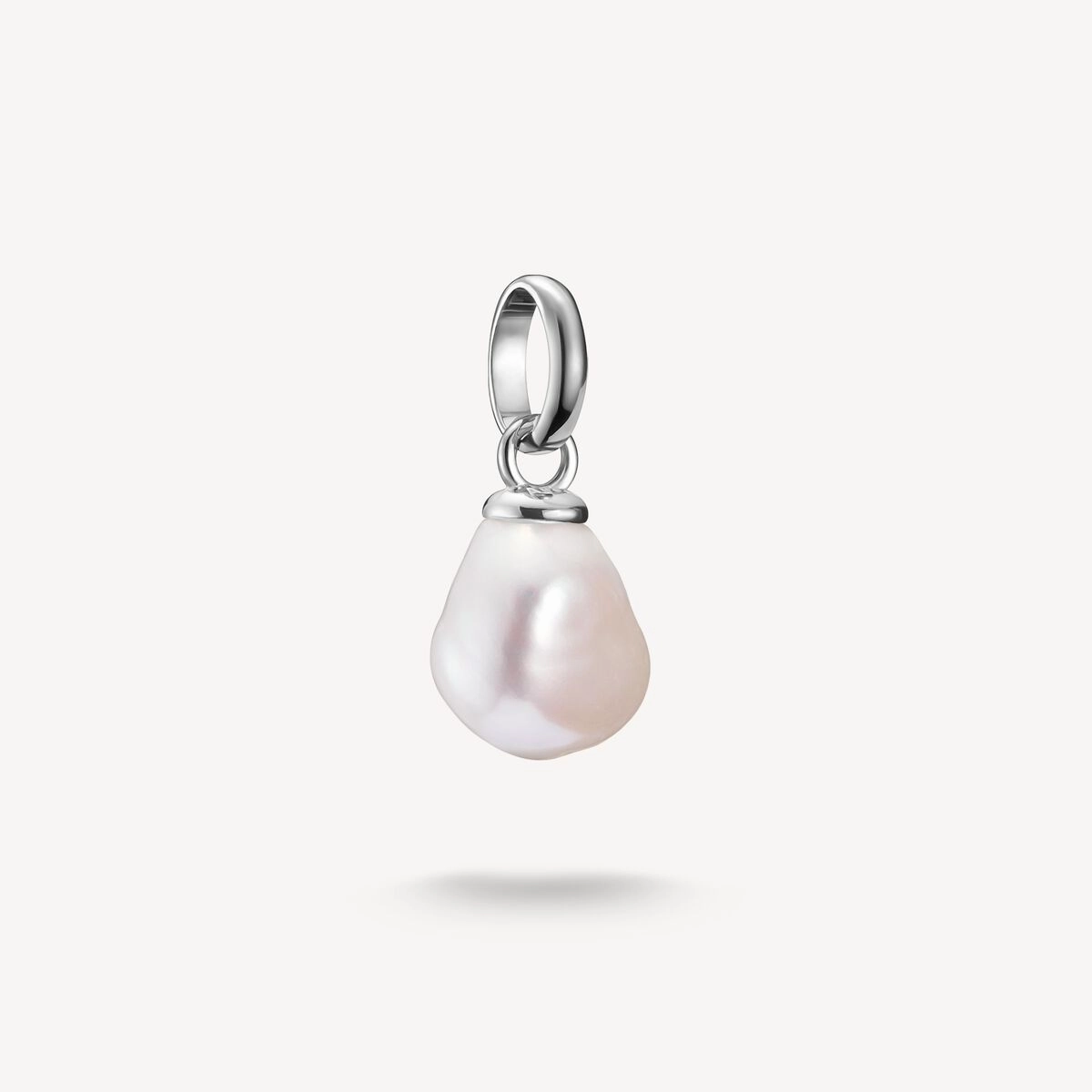 Thomas Sabo Sterling Silver Freshwater Pearl Connect Charm