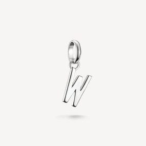Thomas Sabo Sterling Silver Letter W Connect Charm
