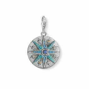 Thomas Sabo Sterling Silver Vintage Star Pendant Charm