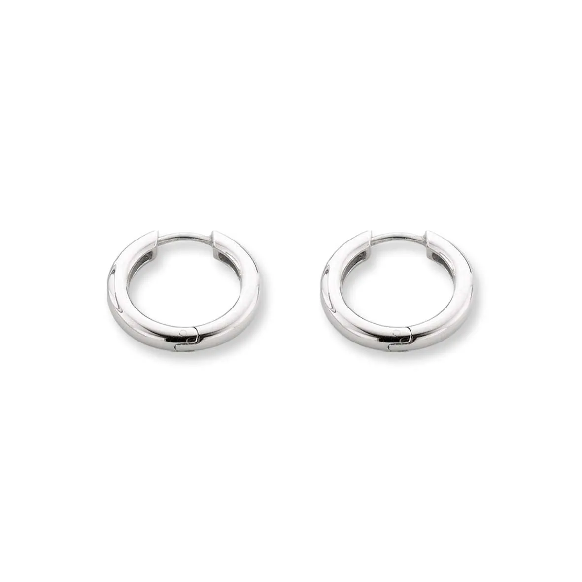 Ti Sento Earrings Hoop Silver Plain 7210SI