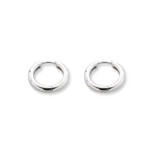 Ti Sento Earrings Hoop Silver Plain 7210SI