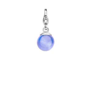 Ti Sento Sterling Silver Aqua Bead Charm D