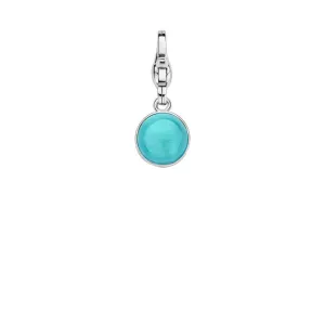 Ti Sento Sterling Silver Blue Catseye Charm D