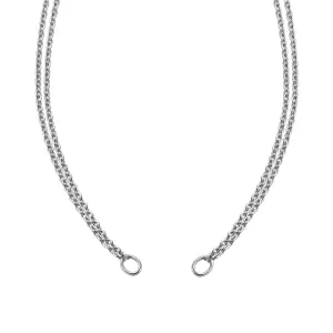 Ti Sento Sterling Silver Double Belcher Chain 42cm D
