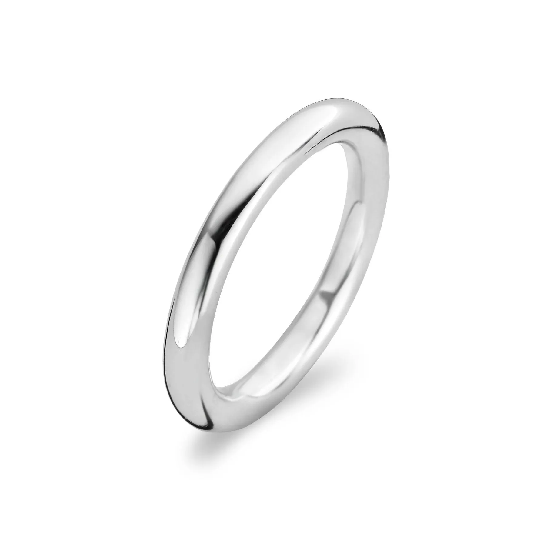 Ti Sento Sterling Silver Plain Ring D