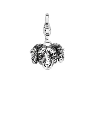 Ti Sento Sterling Silver Rebellious Ram Charm D