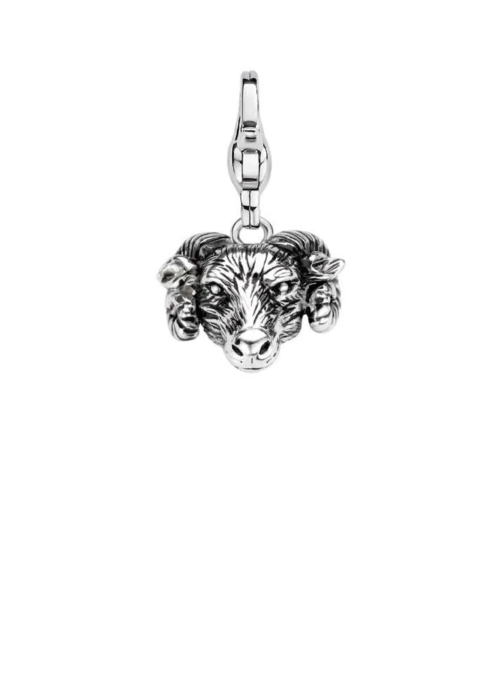 Ti Sento Sterling Silver Rebellious Ram Charm D
