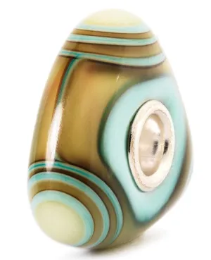 Trollbeads Bead Aqua Edge Triangle Silver