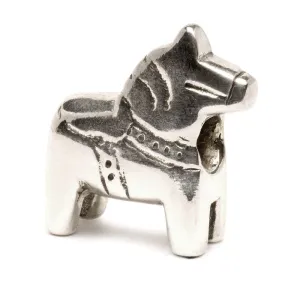 Trollbeads Bead Dala Horse Silver