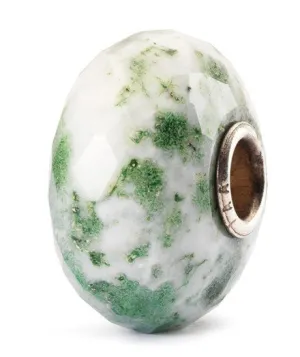 Trollbeads Bead Moss Agate Silver