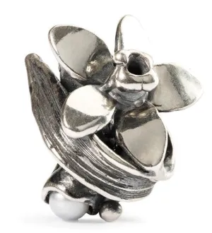 Trollbeads Bead Narcissus of December Silver