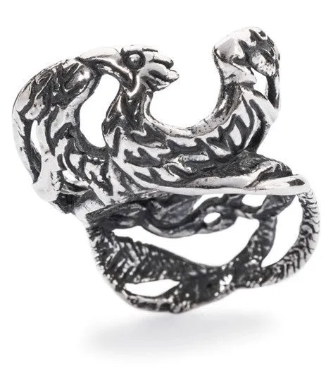 Trollbeads Bead Phoenix Silver