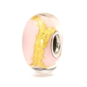 Trollbeads Bead Pink Gold Silver