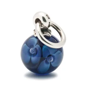 Trollbeads Bead Purple Flower Tassel