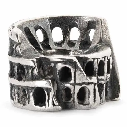 Trollbeads Bead Rome Colosseum Silver