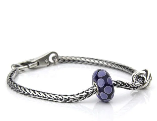 Trollbeads Bracelet Luck & Joy Soft Midnight Silver