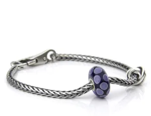 Trollbeads Bracelet Luck & Joy Soft Midnight Silver