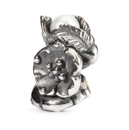 Trollbeads Buckthorn of May Sterling Silver Pearl Bead