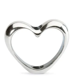 Trollbeads Pendant In Your Heart Silver