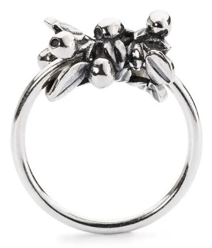 Trollbeads Ring Blueberries of Youth Silver