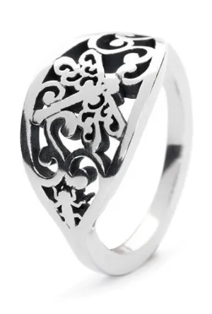 Trollbeads Ring Dragonfly Beauty Silver