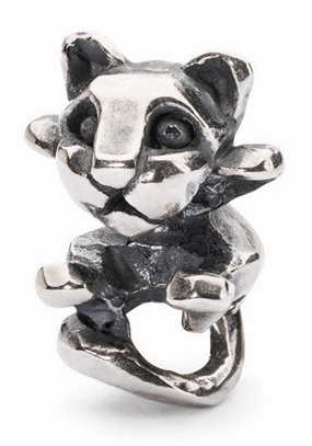 Trollbeads Bead Curious Kitten Silver