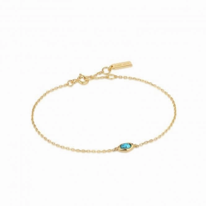 Turquoise Wave Bracelet B044-02G