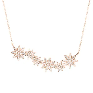 Vixi Jewellery Nova Rose Gold Star Necklace D