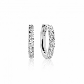 White Zirconia Ellera Medio Earrings SJ-E2859-CZ