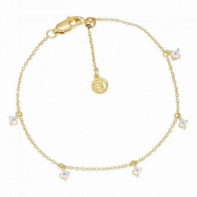 White Zirconia Ellera Piccolo Bracelet SJ-B12211-CZ-SG