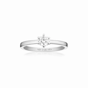 White Zirconia Ellera Uno Pianura Grande Ring SJ-R42283-CZ