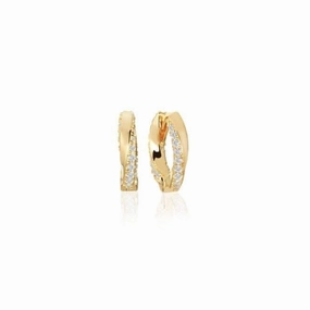 White Zirconia Ferrara Piccolo Earrings SJ-E12108-CZ-SG