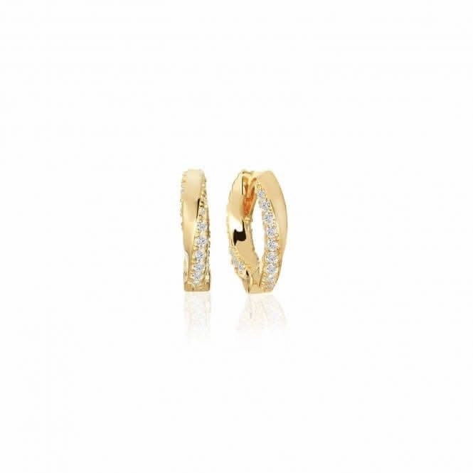 White Zirconia Ferrara Piccolo Earrings SJ-E12108-CZ-SG