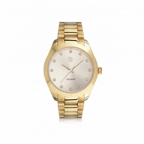 White Zirconia Joelle Watch SJ-W1042-CZ-YG