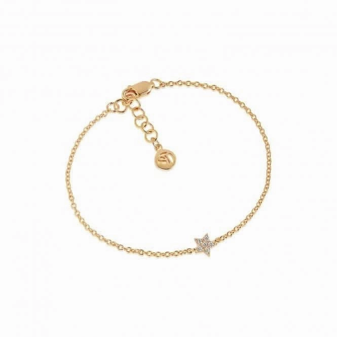 White Zirconia Mira Bracelet SJ-B2947-CZ(YG)