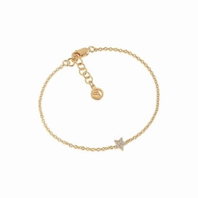White Zirconia Mira Bracelet SJ-B2947-CZ(YG)