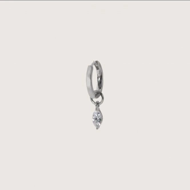 White Zirconia Occhio Earring Charm SJ-CH2376-CZ